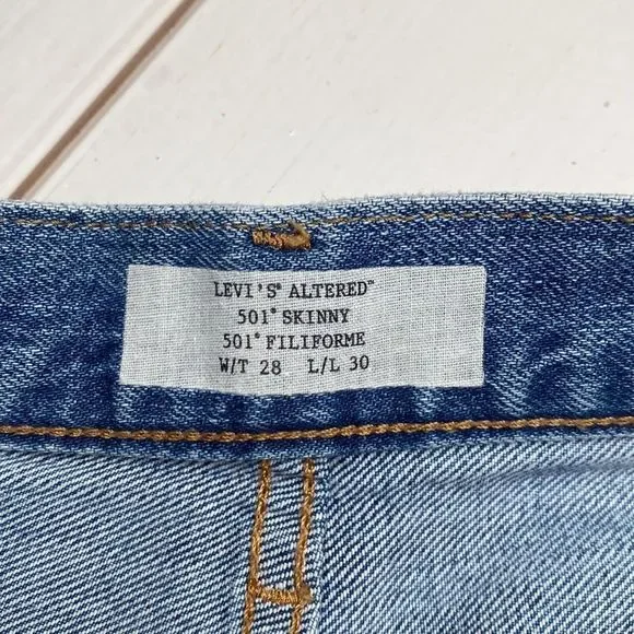 LEVI’S Altered 501 Skinny Jean - Picture 8 of 16